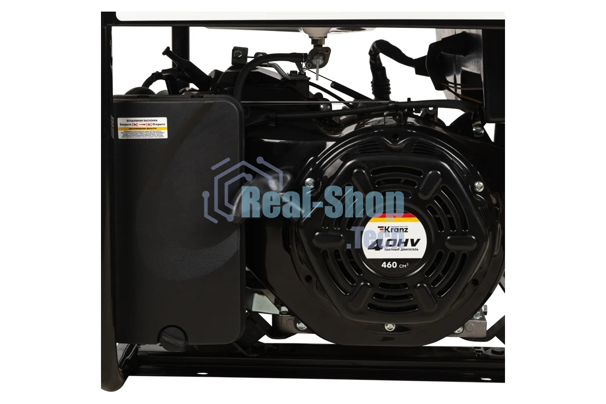 Электрогенератор бензиновый Kranz KR8000, 8 кВт, 97 дБ, 82 кг