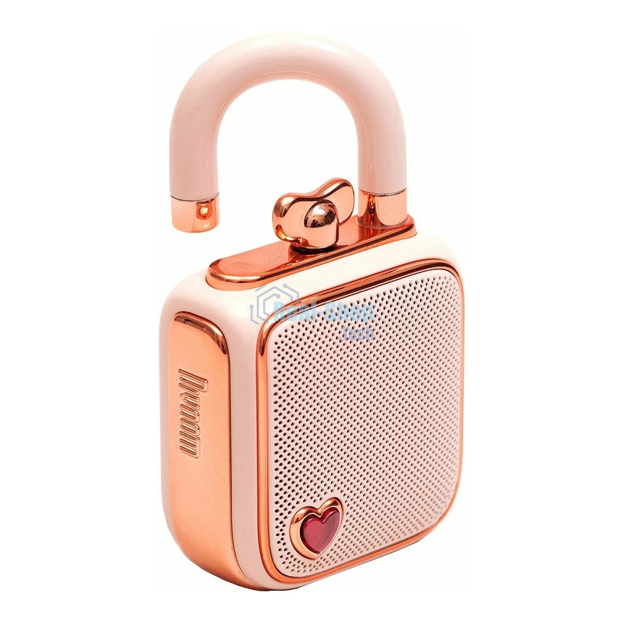 Портативная колонка Divoom LoveLock розовая (41000009686)