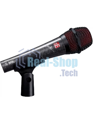 Микрофон динамический sE Electronics [V7 MK] именной Майлза Кеннеди, 40 Гц - 19 кГц, суперкардиоида, в комплекте: микрофонный зажим, адаптер с резьбой, чёрная ветрозащита, транспортировочный чехол на молнии. Цвет серый.