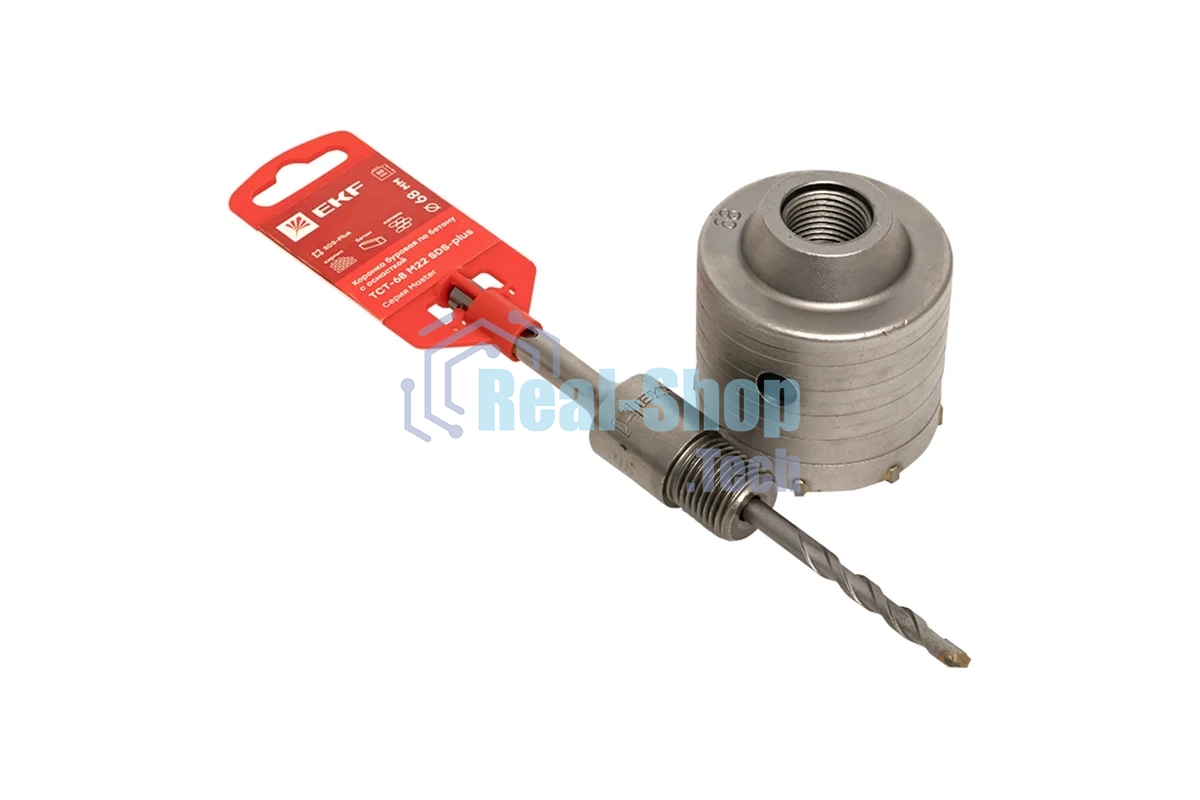 Коронка буровая по бетону с оснасткой Basic TCT-68 М22 SDS-plus Master