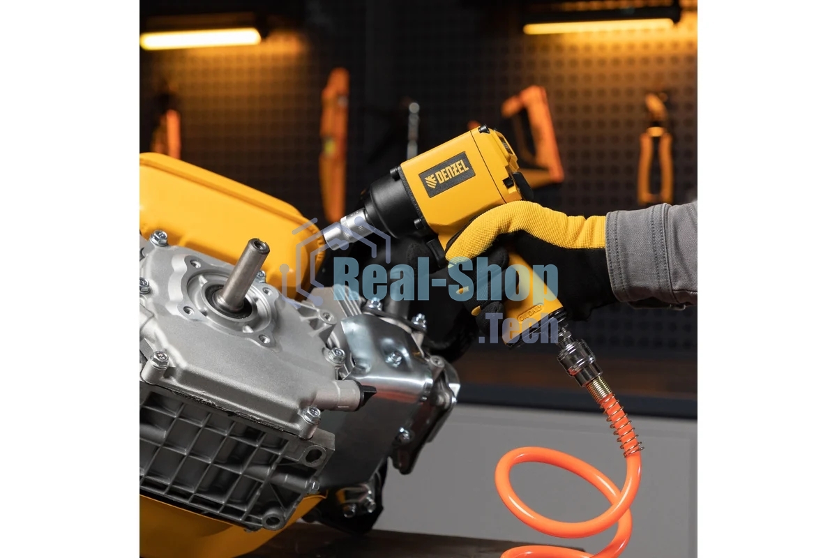 Ударный пневмогайковерт Denzel IWS550 Compact, 1/2