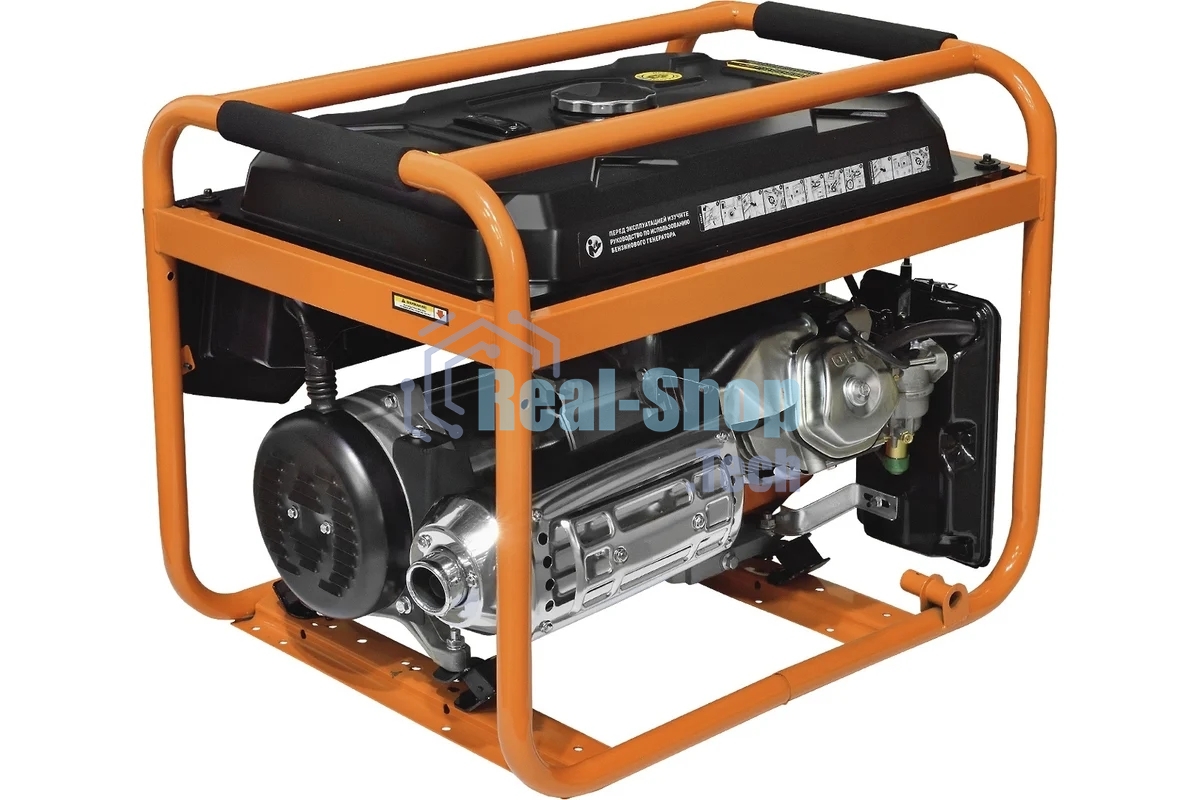 Электрогенератор бензиновый Carver PPG-6500, 5.5 кВт, 74 дБ, 79 кг