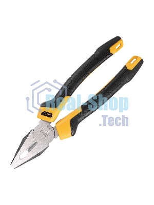 Комбинированные плоскогубцы Deli DL2008Z 200 мм, сталь CrV, прорезиненная двухкомпонентная ручка