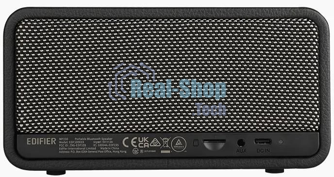 Колонка портативная Edifier MP230 черный 20W 1.0 BT/3.5Jack/USB 2500mAh