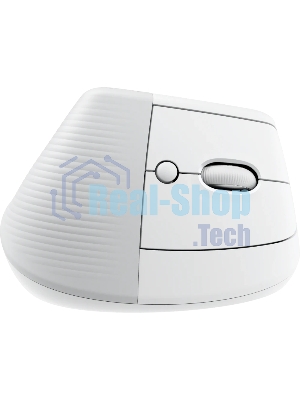 Мышь беспроводная Logitech Lift Vertical Ergonomic белый/PALE GREY (4000dpi 6but) (910-006480)