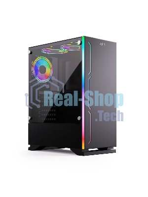 Компьютерный корпус ABR Robin I (1хUSB 3.0, 2хUSB 2.0, HD Audio, 3xRGb Fan, ATX, Micro-ATX)