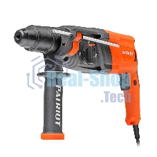 Перфоратор Patriot RH 243Q, SDS+, мощность 770 Вт, 2.6 Дж, 3 режима работы, быстросменный патрон QCC, макс.диаметр 24мм, глубиномер, кейс