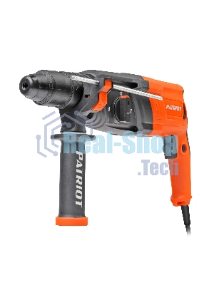 Перфоратор Patriot RH 243Q, SDS+, мощность 770 Вт, 2.6 Дж, 3 режима работы, быстросменный патрон QCC, макс.диаметр 24мм, глубиномер, кейс