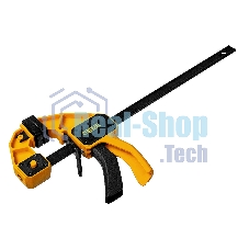 Струбцина Denzel F-образная, быстрозажимная, 300 х 80 мм, усиленный нейлоновый корпус