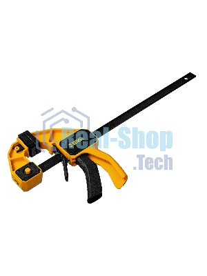 Струбцина Denzel F-образная, быстрозажимная, 300 х 80 мм, усиленный нейлоновый корпус