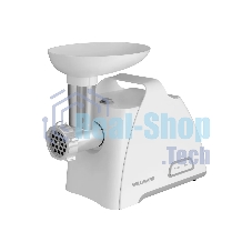 Мясорубка электрическая Willmark WMG-2083W (2200 Вт, 2 решетки.,реверс,гар.2 года,белый)
