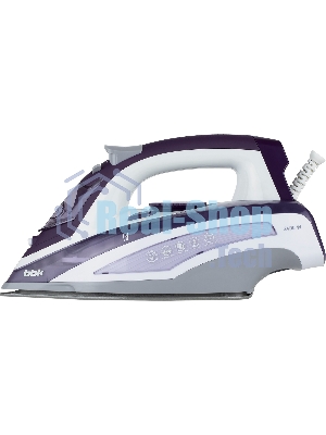 Утюг BBK ISE-2404 фиолетовый, 2400 Вт, 40 г/мин, 140 г/мин, 440 мл