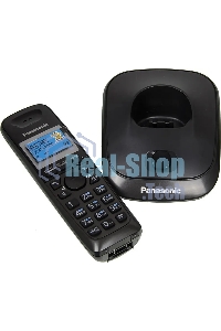 Телефон беспроводной (DECT) Panasonic KX-TG2511RUT (титан) АОН, Caller ID,спикерфон на трубке,переход в Эко режим одним нажатием