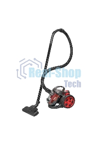 Пылесос Blackton Bt VC1802B серый/красный, 350 Вт, сухая уборка, пылесборник контейнер 2 л