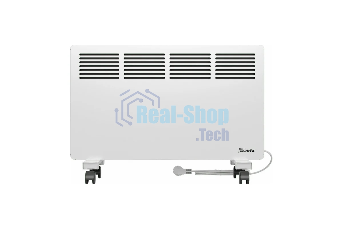 Конвектор MTX КМ-1500.2 белый, 1500 Вт, 20 м2, термостат