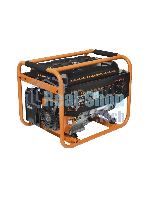 Электрогенератор бензиновый Carver PPG-6500, 5.5 кВт, 74 дБ, 79 кг