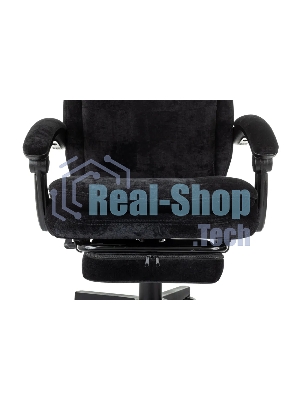 Кресло Бюрократ T-9950MSG-F/BLACK-PU черный, экокожа