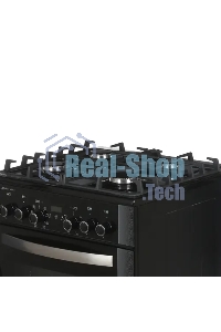 Плита комбинированная Gefest ПГЭ 6502-03 0044 черный, конфорок 4 газовых, духовка 55 л, 60 см x 85 см x 60 см