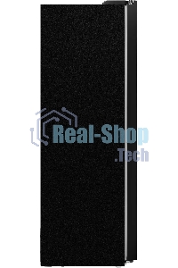 Холодильник Maunfeld MFF177NFBE черный, двухкамерный 263/170л морозилка сбоку, No Frost, Side by Side