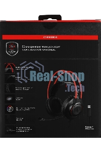 Гарнитура проводная с микрофоном A4Tech Bloody G200S черный/красный 2м мониторные USB оголовье (G200S USB/BLACK +RED)