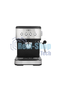 Кофеварка рожковая ENERGY EN-264R (108170) стальной/черный, исп. кофе - молотый, 1.5 л, 1100 Вт, 20 бар