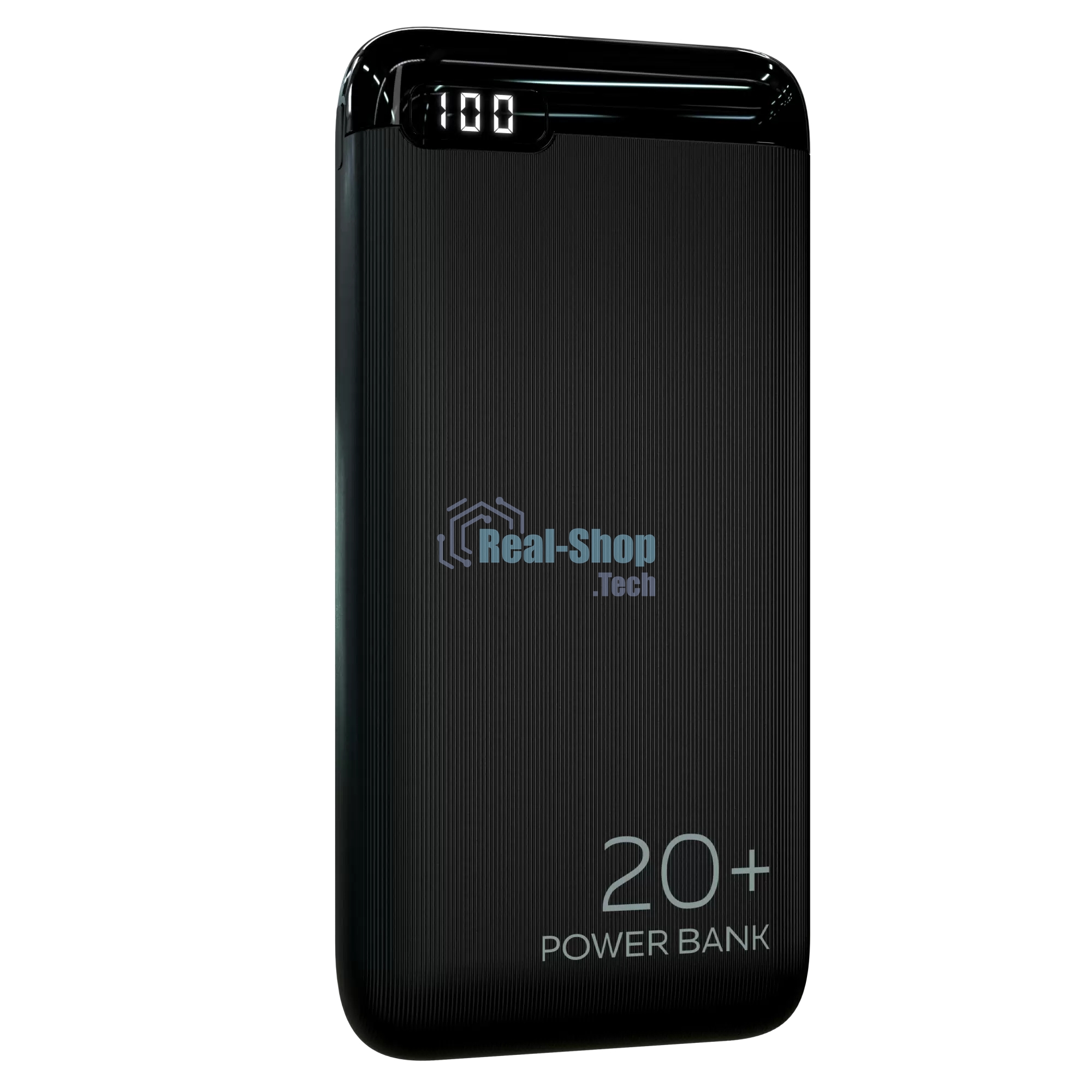 Портативный аккумулятор More choice (4620202550521) PB19-20 2USB 2.1A - 20000mAh черный