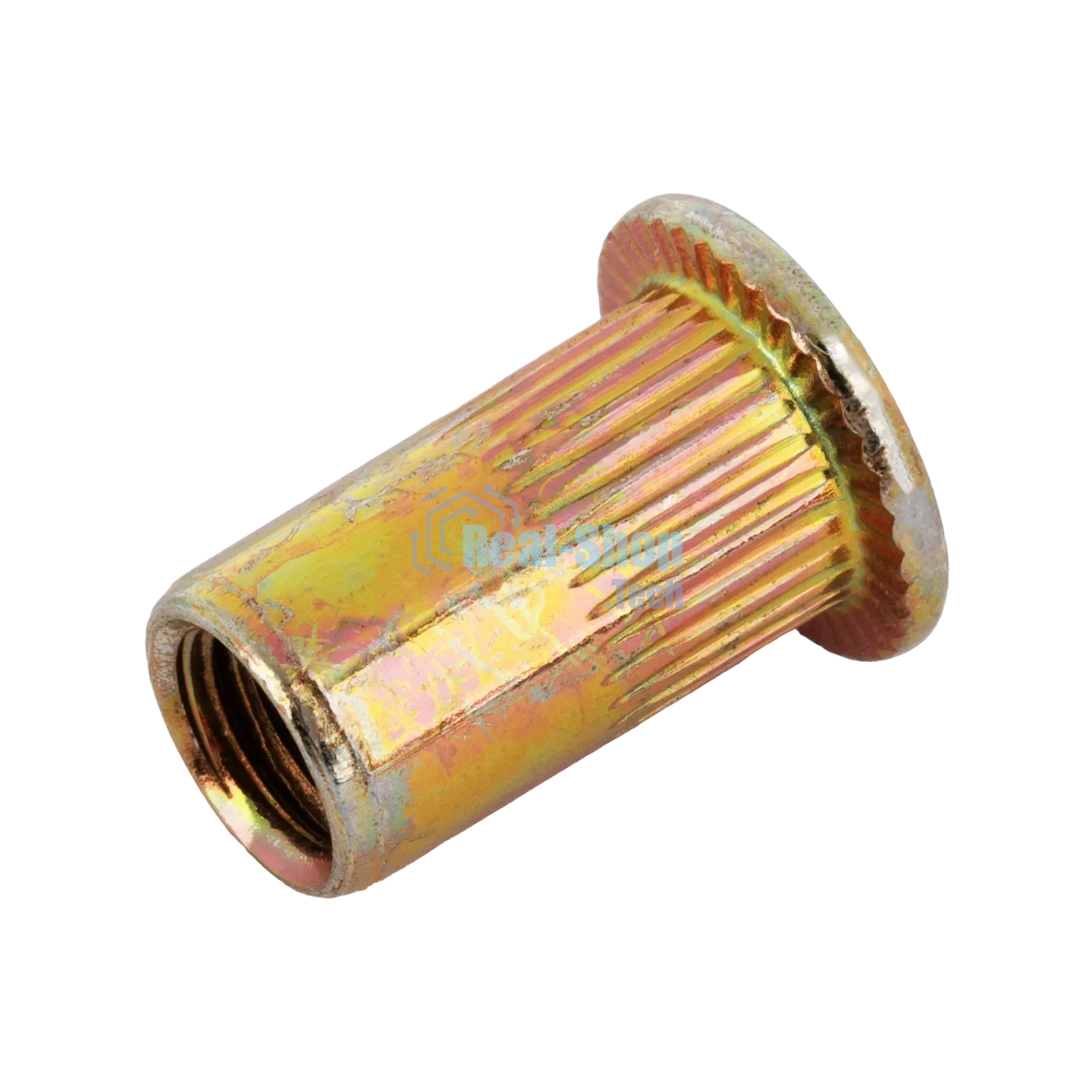 Заклепки резьбовые Denzel стальные, оцинкованные, М5, пластиковый кейс, 100 шт.