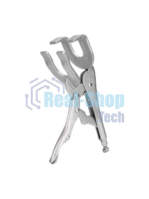 Зажимные клещи для сварки Deli DL20017 230мм, регулировочный винт