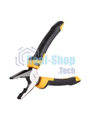 Комбинированные плоскогубцы Deli DL2008Z 200 мм, сталь CrV, прорезиненная двухкомпонентная ручка