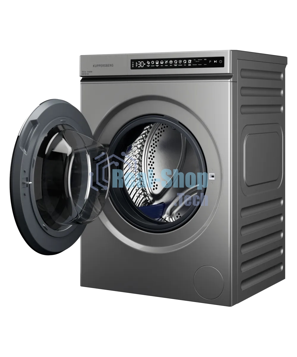 Стиральная машина Kuppersberg WM 561 GR серый, загрузка фронтальная 10.5 кг, 1200 об/мин, класс A++