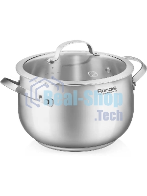 Кастрюля Rondell Calypso RDS-1672 5.8 л. d=22 см (с крышкой) сталь