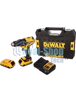 Аккумуляторная безударная бесщеточная дрель - шуруповерт XR DeWalt DCD777D2T-QW