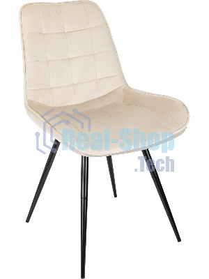 Стул для дома Бюрократ CH-K2_4 комплект 4 шт бежевый Holland 06 металл черный на ножках