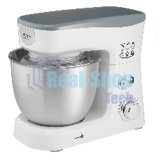 Миксер планетарный Delta LUX DE-7900Р белый с серым: 1000 Вт,чаша из нерж.стали-3,5л (2)