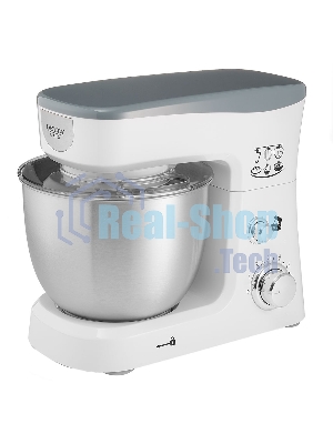 Миксер планетарный Delta LUX DE-7900Р белый с серым: 1000 Вт,чаша из нерж.стали-3,5л (2)