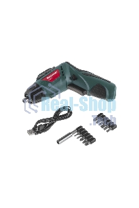 Отвертка аккумуляторная Haммer ACD3.6A с набором бит 3,6В 1,3А·ч 4Нм Li-Ion 653290