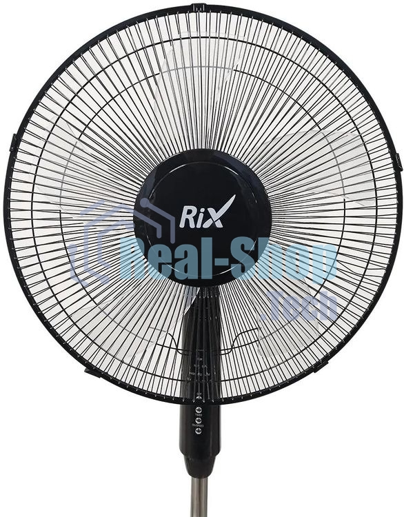 Вентилятор Rix RSF-4500R чёрный, напольный, 45 Вт, 3 скорости, 36 см
