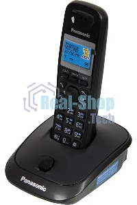 Телефон беспроводной (DECT) Panasonic KX-TG2511RUT (титан) АОН, Caller ID,спикерфон на трубке,переход в Эко режим одним нажатием