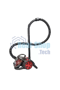 Пылесос Blackton Bt VC1802B серый/красный, 350 Вт, сухая уборка, пылесборник контейнер 2 л