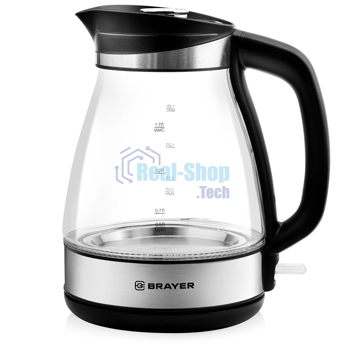 Чайник электрический BRAYER BR1048, 2200 Вт, 1,7 л