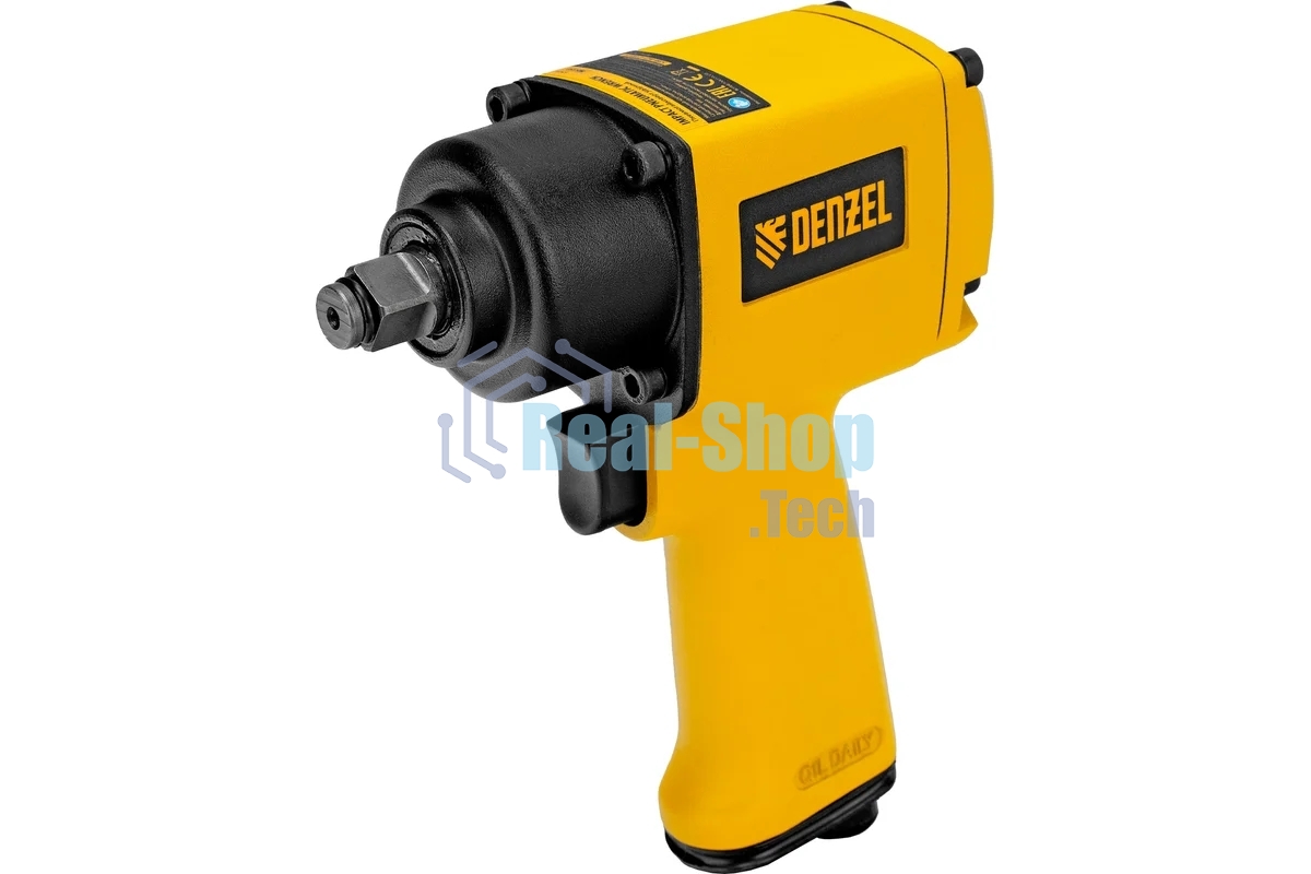 Ударный пневмогайковерт Denzel IWS550 Compact, 1/2