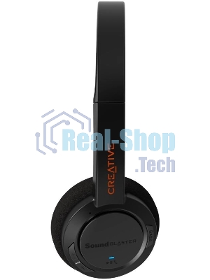 Беспроводные/проводные наушники Creative Jam V2 черный, накладные, Bluetooth + USB-C, до 22 ч