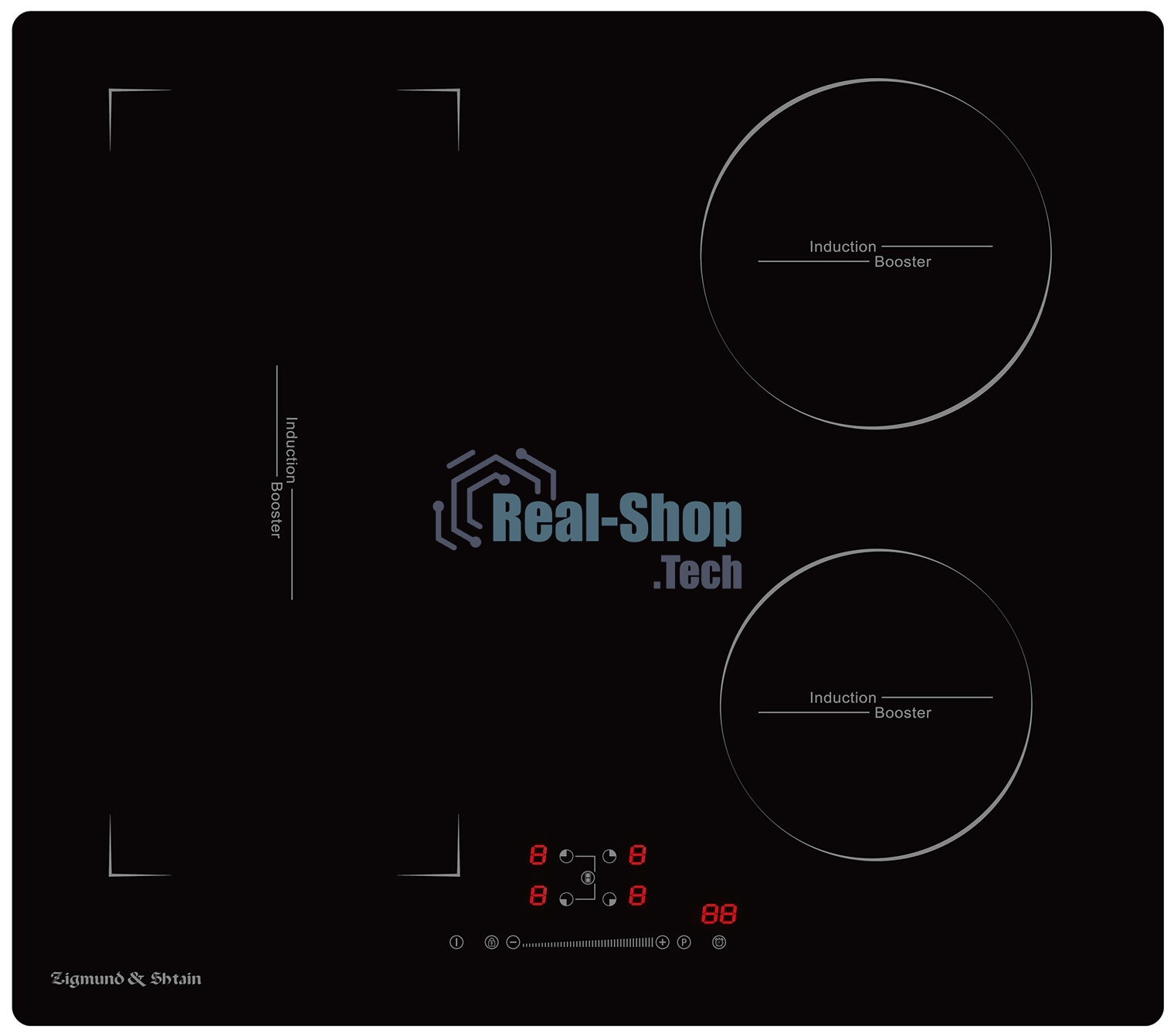 Индукционная варочная панель Zigmund & Shtain CI 46.6 B независимая, черный