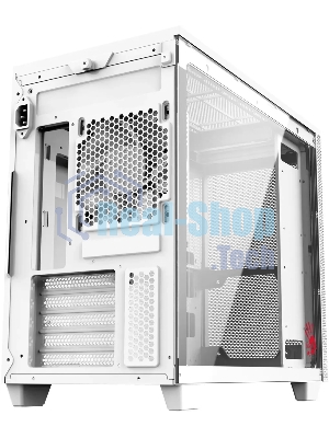 Компьютерный корпус Bloody BD-CC117F белый без БП mATX 5x120мм 1xUSB 2.0 1xUSB 3.0 audio bott PSU
