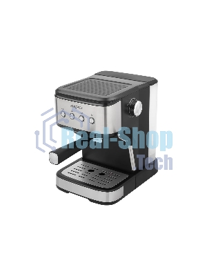 Кофеварка рожковая ENERGY EN-264R (108170) стальной/черный, исп. кофе - молотый, 1.5 л, 1100 Вт, 20 бар