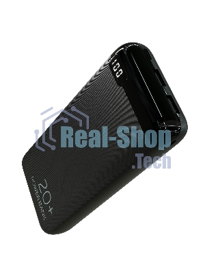 Портативный аккумулятор More choice (4620202550521) PB19-20 2USB 2.1A - 20000mAh черный