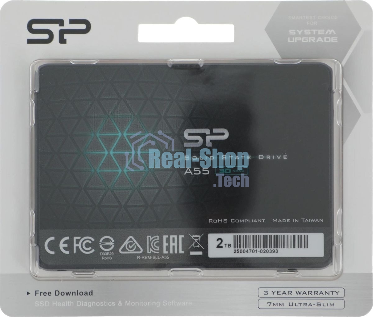 Накопитель SSD Silicon Power Ace A55, 2Tb, SATA III, 2.5