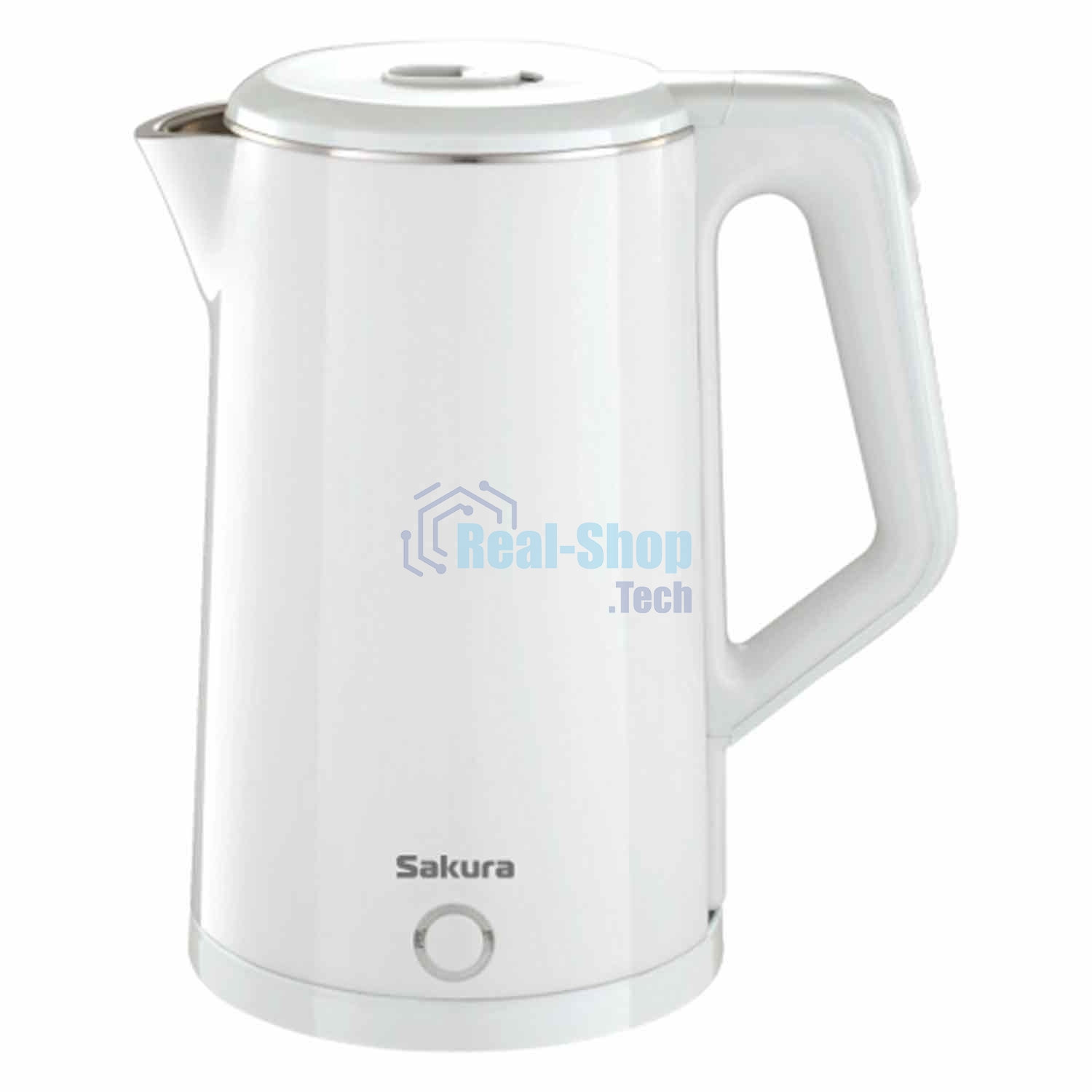 Чайник электрический Sakura SA-2150W 1.8 л, двойной корпус,бел