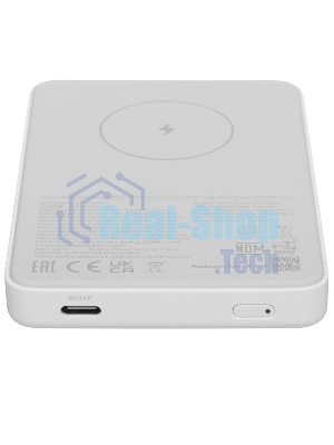 Портативный аккумулятор Xiaomi BHR9303GL 5000mAh 18W 2.4A USB-C беспров.зар. белый