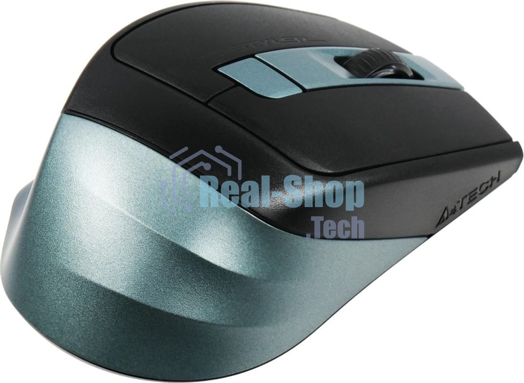 Мышь беспроводная A4Tech Fstyler FB35C зеленый/черный, 2000 dpi, радиоканал, Bluetooth, USB, кнопки - 6